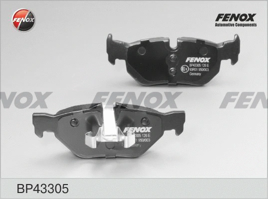 Brake Pad Set, disc brake (BP43305)
