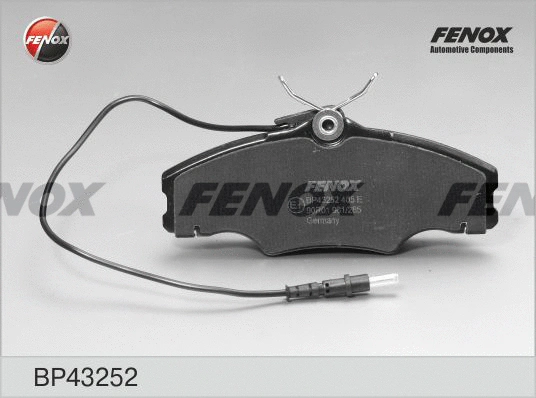 Brake Pad Set, disc brake (BP43252)