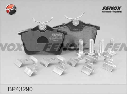 Brake Pad Set, disc brake (BP43290)