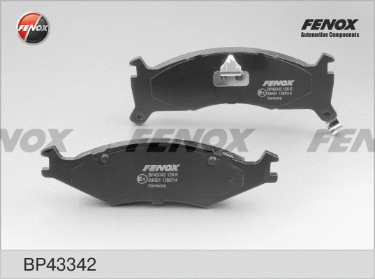 Brake Pad Set, disc brake (BP43342)