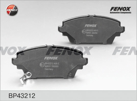 Brake Pad Set, disc brake (BP43212)