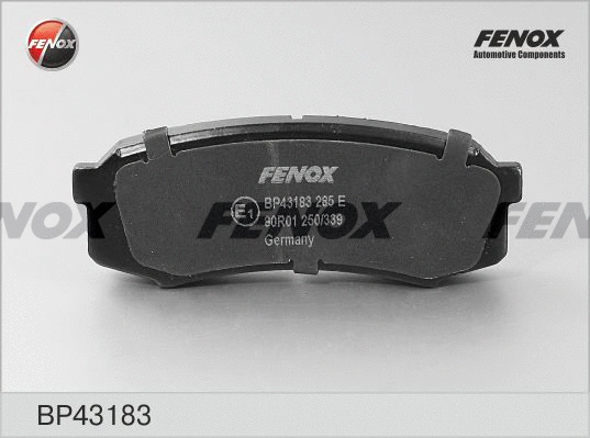 Brake Pad Set, disc brake (BP43183)