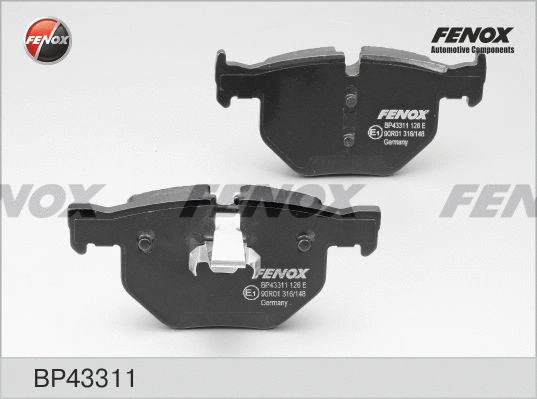 Brake Pad Set, disc brake (BP43311)