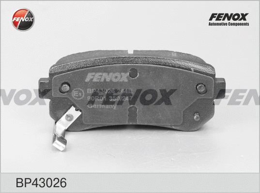 Brake Pad Set, disc brake (BP43026)