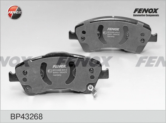 Brake Pad Set, disc brake (BP43268)