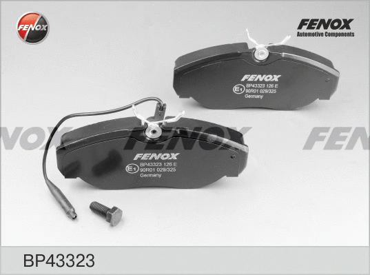 Brake Pad Set, disc brake (BP43323)