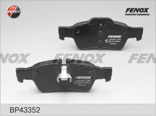 Brake Pad Set, disc brake (BP43352)