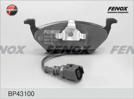 Brake Pad Set, disc brake (BP43100)