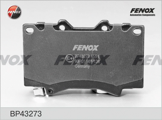 Brake Pad Set, disc brake (BP43273)