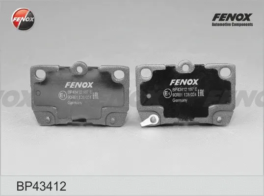 Brake Pad Set, disc brake (BP43412)