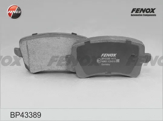 Brake Pad Set, disc brake (BP43389)