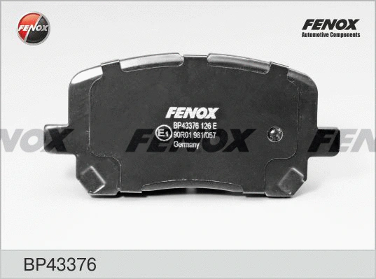 Brake Pad Set, disc brake (BP43376)