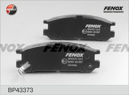 Brake Pad Set, disc brake (BP43373)