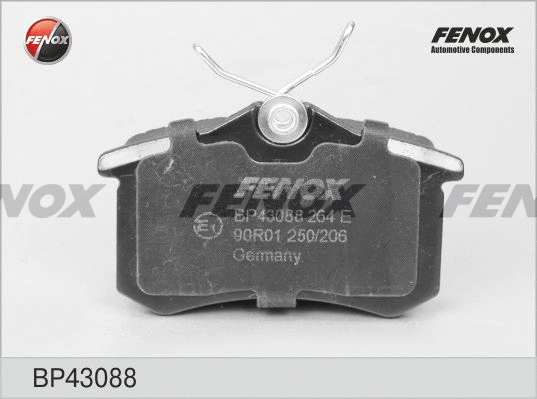 Brake Pad Set, disc brake (BP43088)