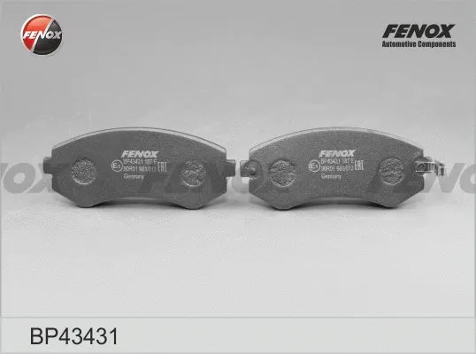 Brake Pad Set, disc brake (BP43431)