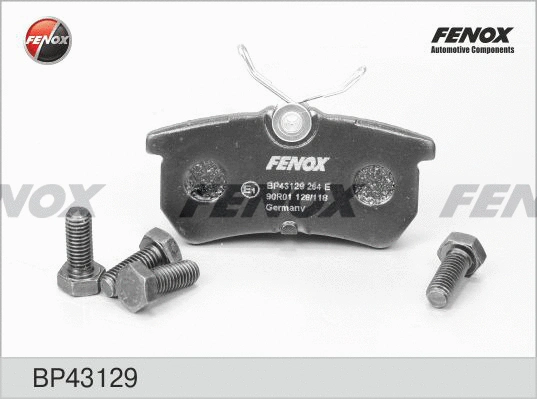 Brake Pad Set, disc brake (BP43129)