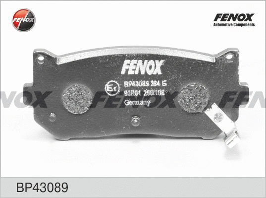 Brake Pad Set, disc brake (BP43089)