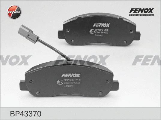 Brake Pad Set, disc brake (BP43370)