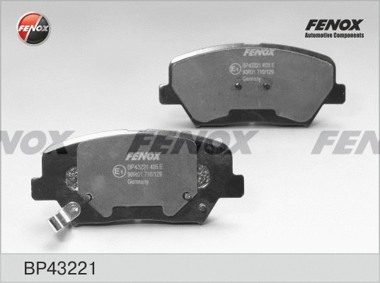 Brake Pad Set, disc brake (BP43221)