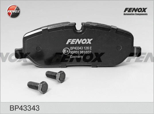 Brake Pad Set, disc brake (BP43343)