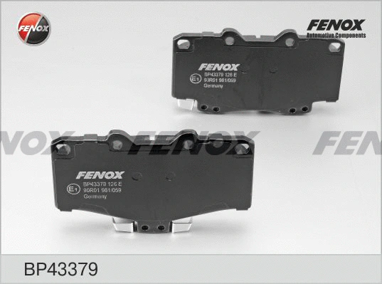 Brake Pad Set, disc brake (BP43379)