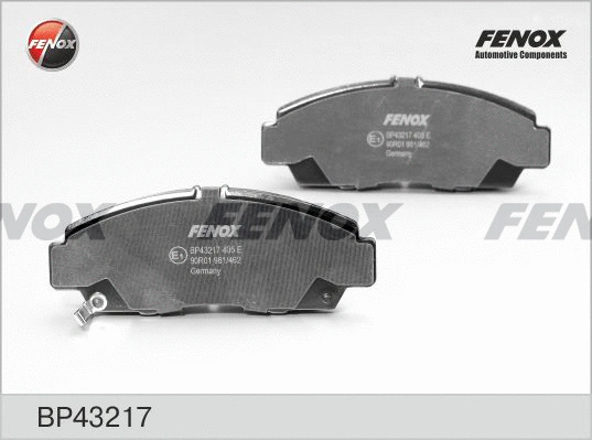 Brake Pad Set, disc brake (BP43217)