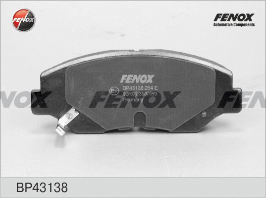 Brake Pad Set, disc brake (BP43138)