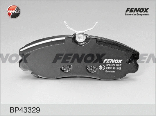 Brake Pad Set, disc brake (BP43329)