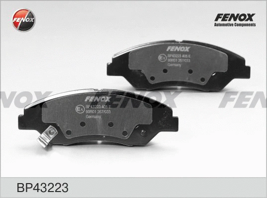 Brake Pad Set, disc brake (BP43223)
