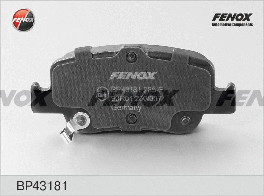 Brake Pad Set, disc brake (BP43181)