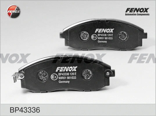 Brake Pad Set, disc brake (BP43336)