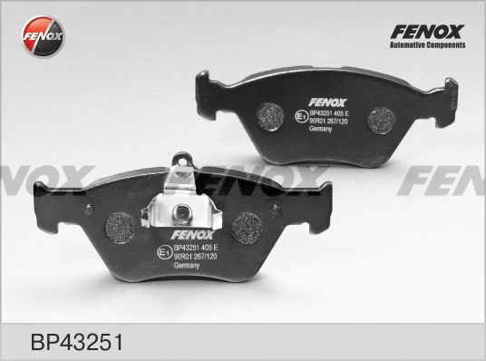 Brake Pad Set, disc brake (BP43251)