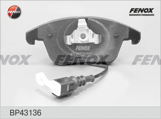 Brake Pad Set, disc brake (BP43136)