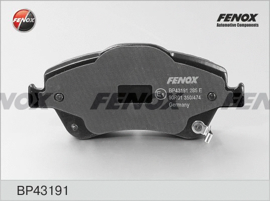 Brake Pad Set, disc brake (BP43191)