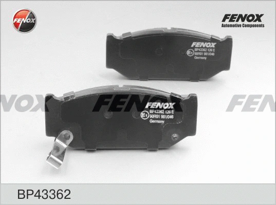 Brake Pad Set, disc brake (BP43362)