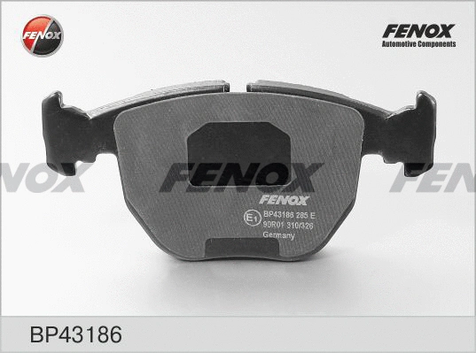 Brake Pad Set, disc brake (BP43186)
