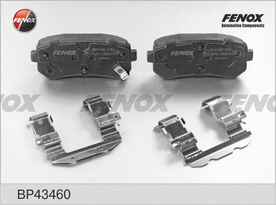 Brake Pad Set, disc brake (BP43460)