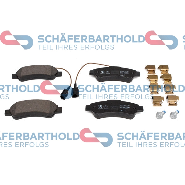 Brake Pad Set, disc brake (315 27 026 01 11)