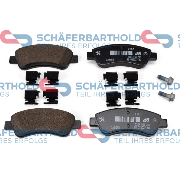 Brake Pad Set, disc brake (315 16 700 01 11)