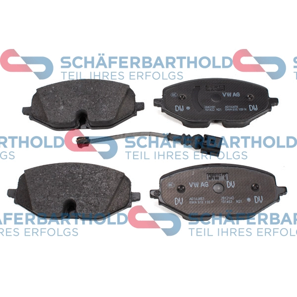 Brake Pad Set, disc brake (315 18 164 01 11)