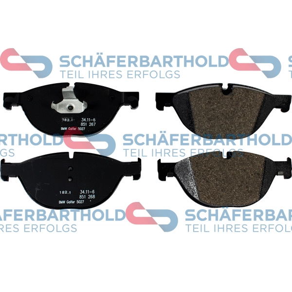 Brake Pad Set, disc brake (315 02 078 01 11)