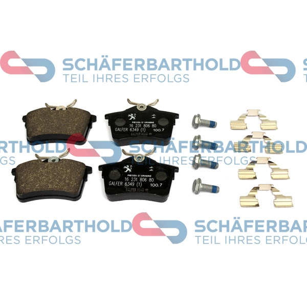 Brake Pad Set, disc brake (315 26 294 01 11)