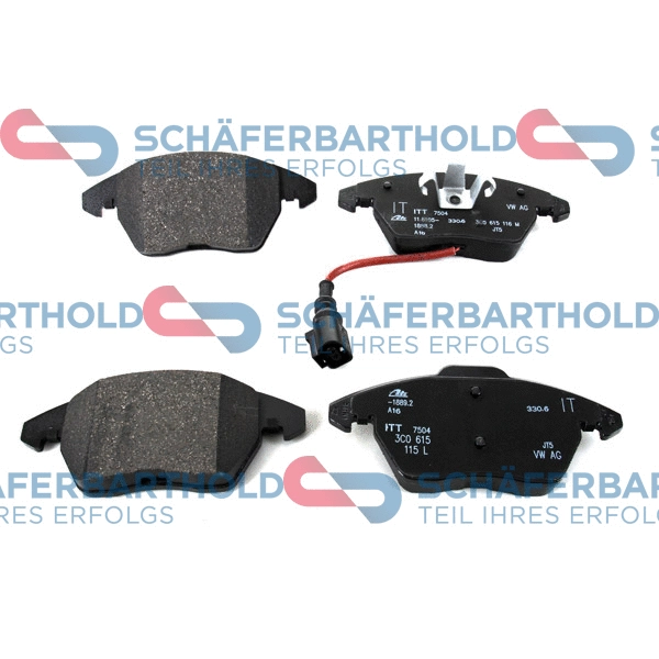 Brake Pad Set, disc brake (315 18 126 01 11)