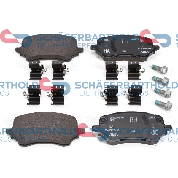 Brake Pad Set, disc brake (315 06 346 01 11)