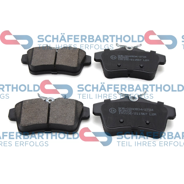 Brake Pad Set, disc brake (315 27 080 01 11)