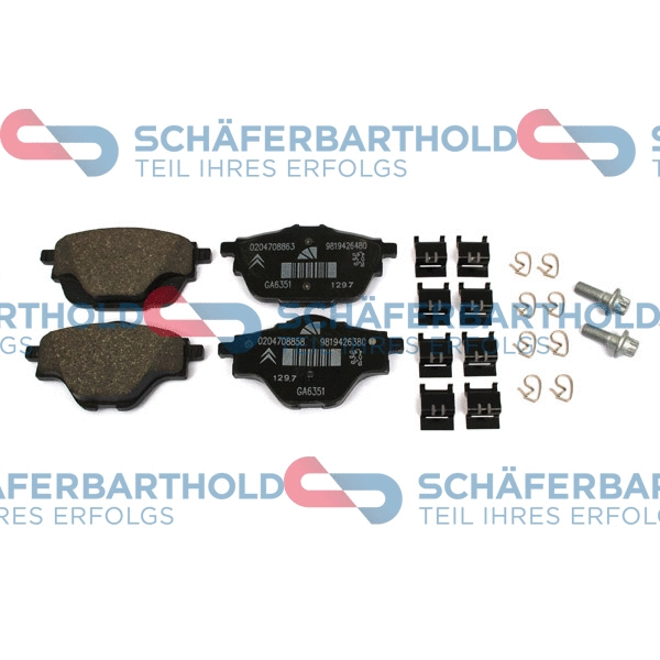 Brake Pad Set, disc brake (315 27 021 01 11)