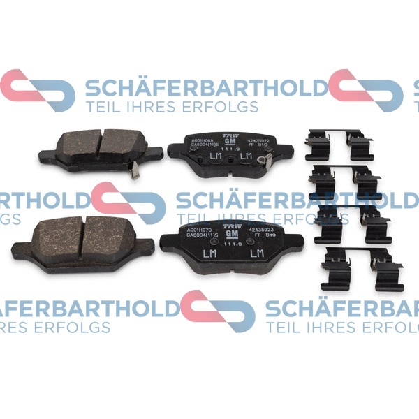 Brake Pad Set, disc brake (315 16 224 01 11)