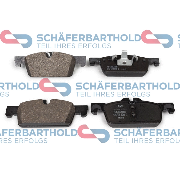 Brake Pad Set, disc brake (315 27 128 01 11)