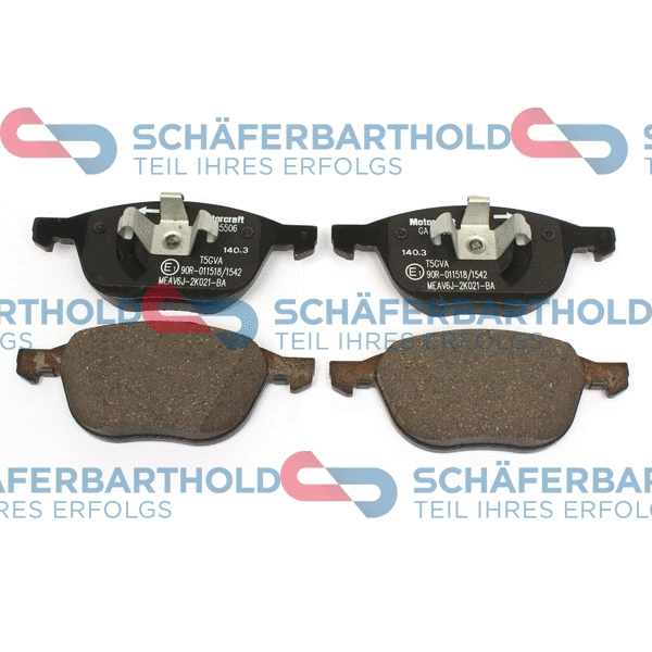 Brake Pad Set, disc brake (315 06 204 01 11)