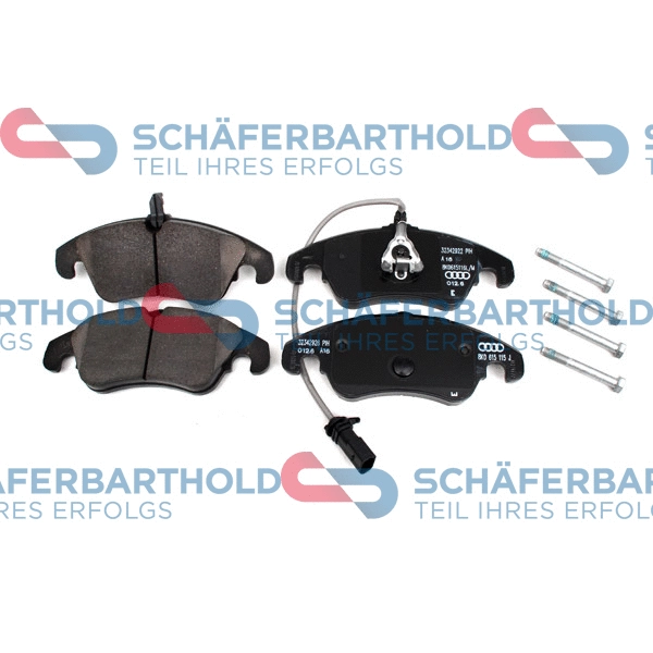 Brake Pad Set, disc brake (315 04 101 01 11)